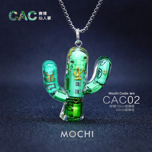Original Cactus Necklace Delicate Cyberpunk Clavicle Chain - MERGE.DAY.1.FREESTYLE