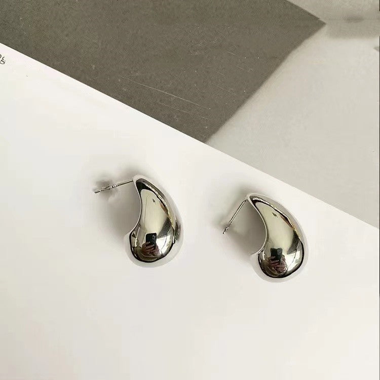 18K Gold Water Drop Earrings Simple Personality Ear Jewelry - MERGE.DAY.1.FREESTYLE