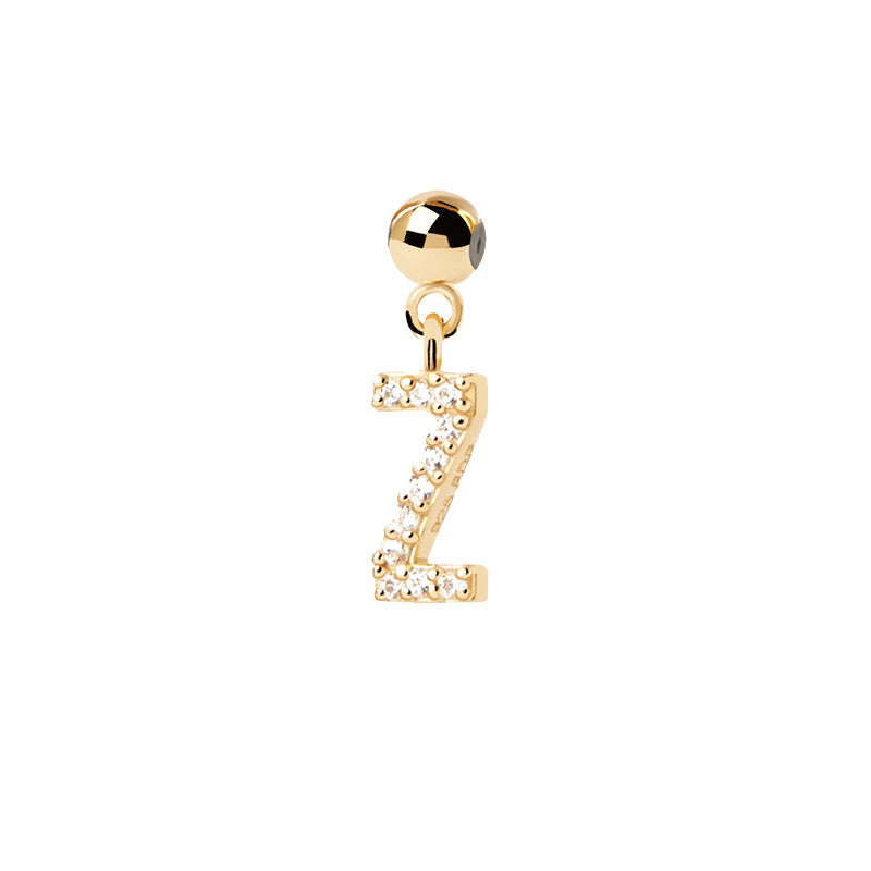 Letter full diamond DIY necklace clavicle chain - MERGE.DAY.1.FREESTYLE