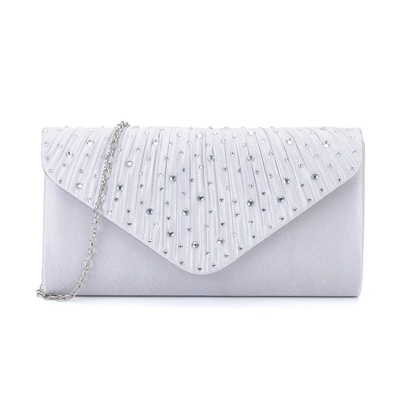 Japanese clutch pleated diamond crossbody bag - MERGE.DAY.1.FREESTYLE