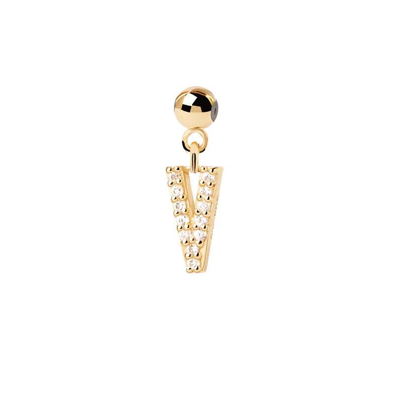 Letter full diamond DIY necklace clavicle chain - MERGE.DAY.1.FREESTYLE