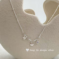 S925 sterling silver shell starfish necklace - MERGE.DAY.1.FREESTYLE