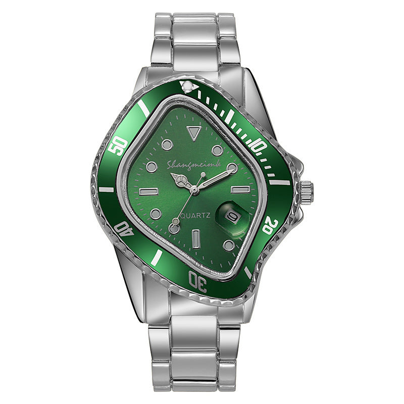 Twisted Submariner Set Alloy Steel Band Waterproof Casual Watch - MERGE.DAY.1.FREESTYLE