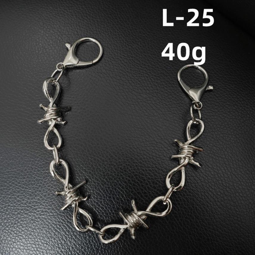 Hole shoe chain cool punk dark multi-layer shoe buckle rivet pearl shoe chain - MERGE.DAY.1.FREESTYLE