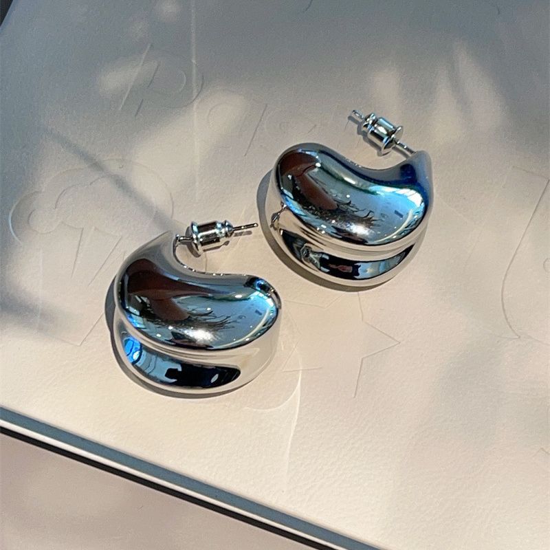 18K Gold Water Drop Earrings Simple Personality Ear Jewelry - MERGE.DAY.1.FREESTYLE