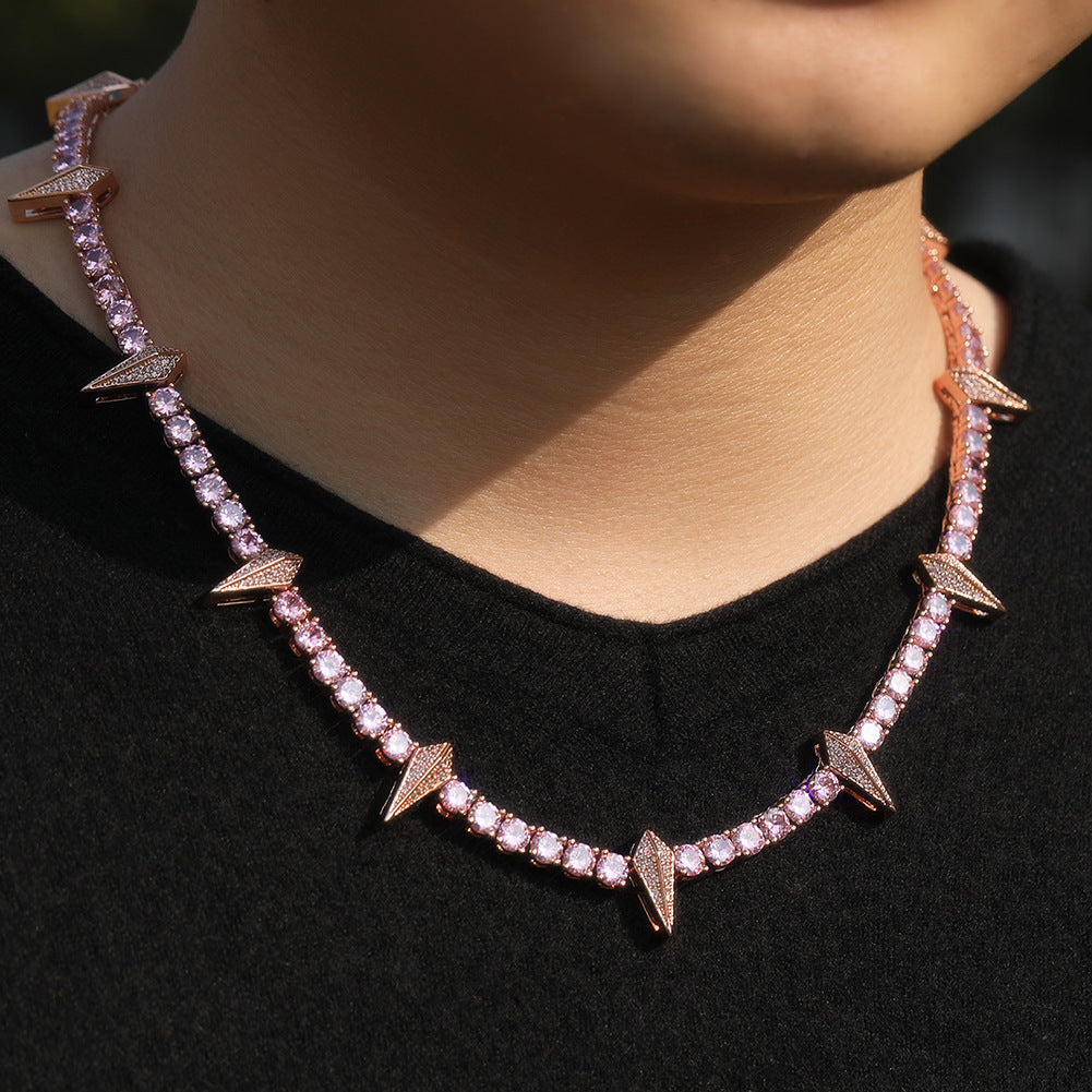 Hip-hop Black Panther zircon tennis chain - MERGE.DAY.1.FREESTYLE