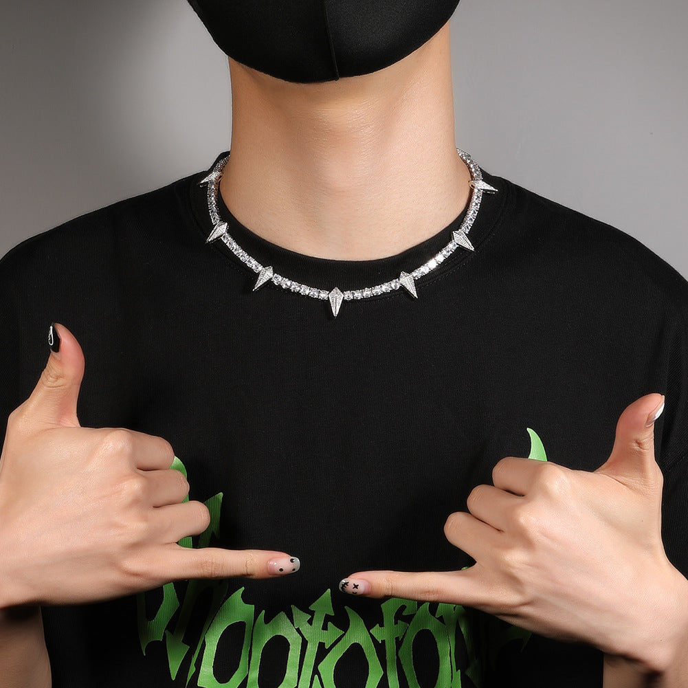 Hip-hop Black Panther zircon tennis chain - MERGE.DAY.1.FREESTYLE