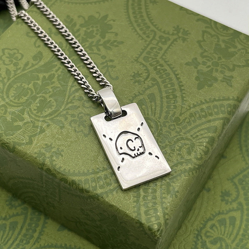 Double G necklace elf couple pendant - MERGE.DAY.1.FREESTYLE
