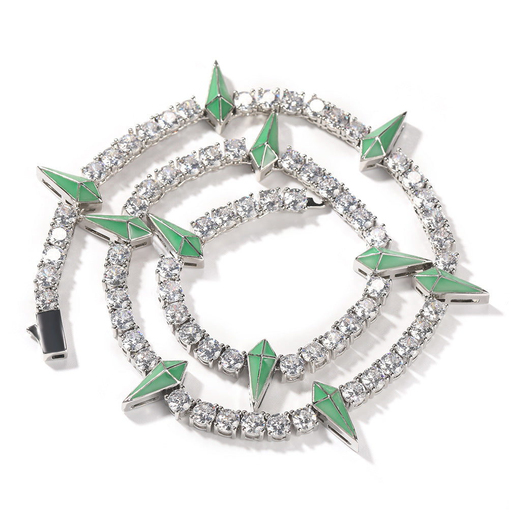 Hip-hop Black Panther zircon tennis chain - MERGE.DAY.1.FREESTYLE