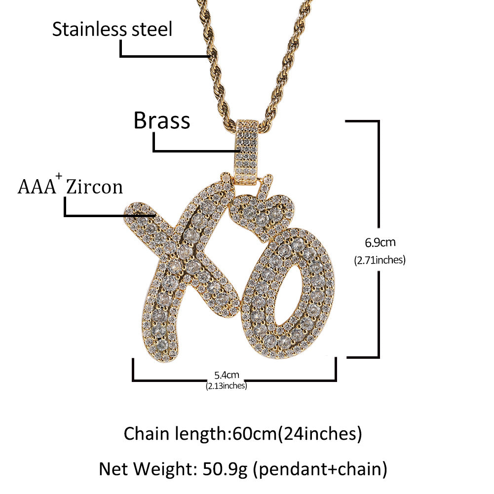 xo necklace - MERGE.DAY.1.FREESTYLE