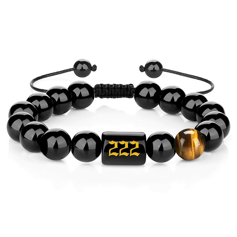 Obsidian Number 000-999 Bracelet - MERGE.DAY.1.FREESTYLE