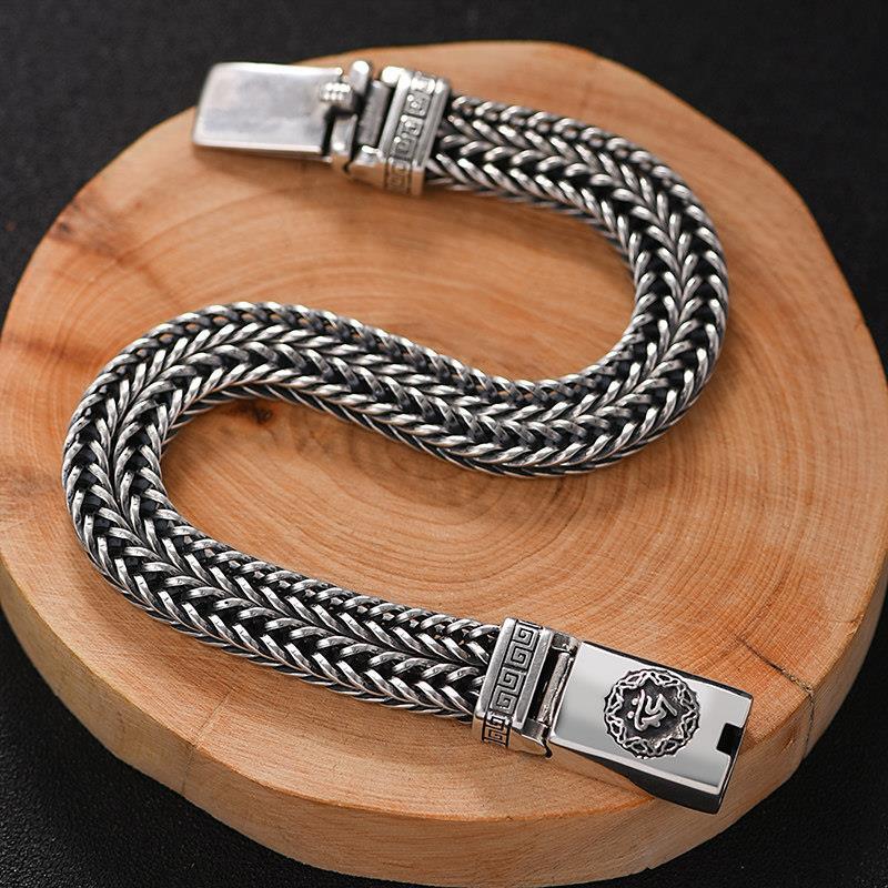 Domineering thick six-syllable mantra bracelet - MERGE.DAY.1.FREESTYLE