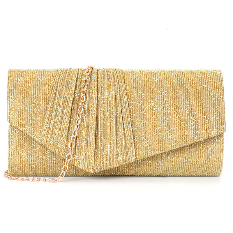 Flash material wrinkle zipper bag cover handbag - MERGE.DAY.1.FREESTYLE