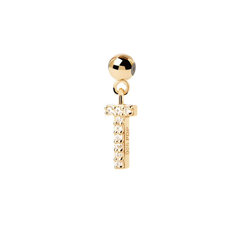 Letter full diamond DIY necklace clavicle chain - MERGE.DAY.1.FREESTYLE