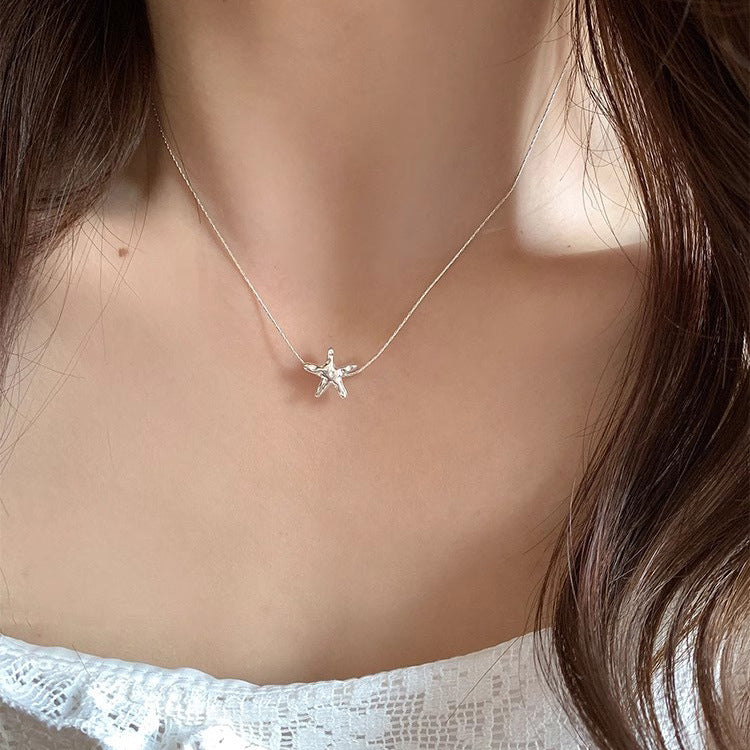 starfish s925 sterling silver lava necklace - MERGE.DAY.1.FREESTYLE