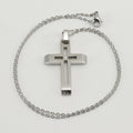 Fashionable and simple hollow diamond cross necklace - MERGE.DAY.1.FREESTYLE