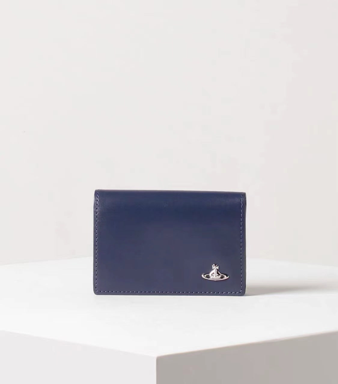Solid color long cowhide card bag ID bag - MERGE.DAY.1.FREESTYLE