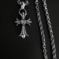 cross love letter chain necklace - MERGE.DAY.1.FREESTYLE
