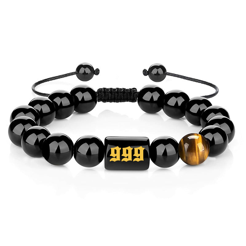 Obsidian Number 000-999 Bracelet - MERGE.DAY.1.FREESTYLE