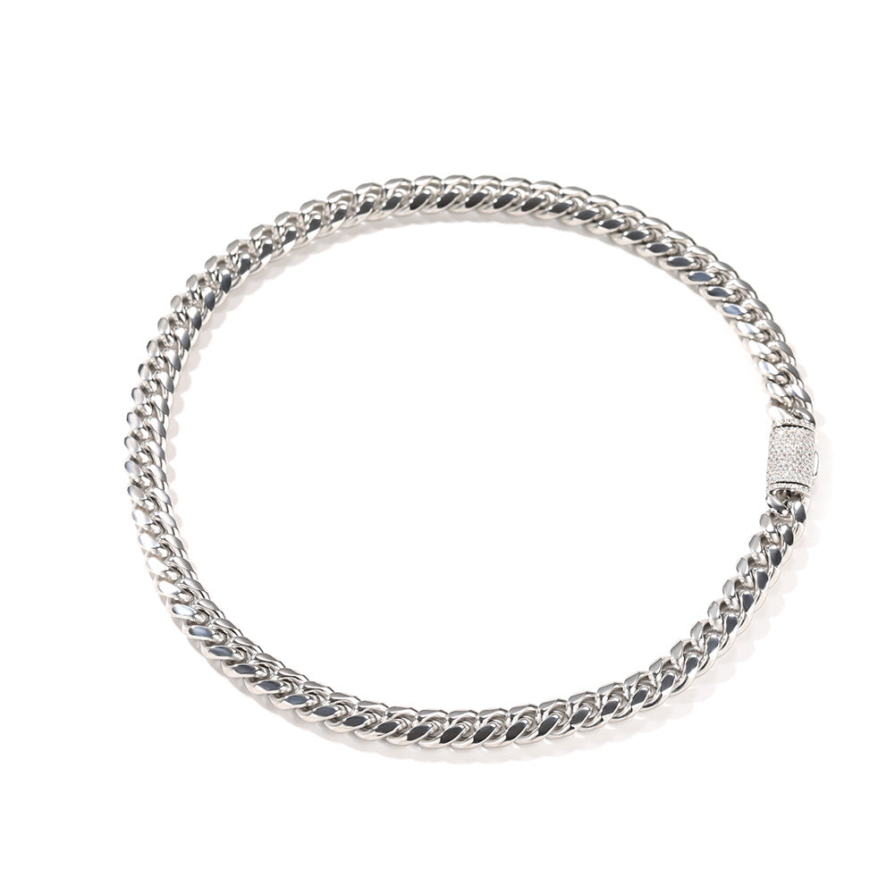 Hip-hop zircon stainless steel zircon necklace - MERGE.DAY.1.FREESTYLE