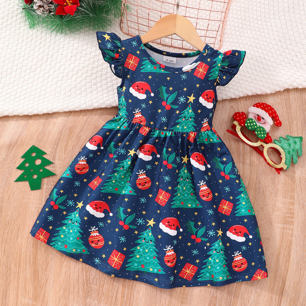 Halloween Christmas children's clothing print dresses - MERGE.DAY.1.FREESTYLE