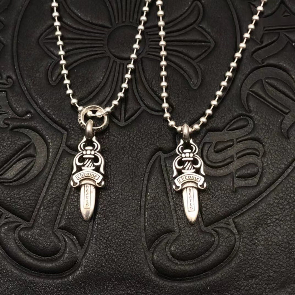 Small Retro Dagger Necklace - MERGE.DAY.1.FREESTYLE