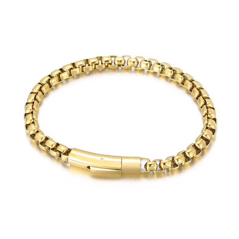 Stainless steel square pearl bracelet - MERGE.DAY.1.FREESTYLE