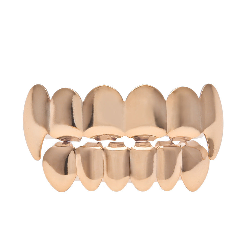 Hip-hop polished braces with gold electroplating - MERGE.DAY.1.FREESTYLE