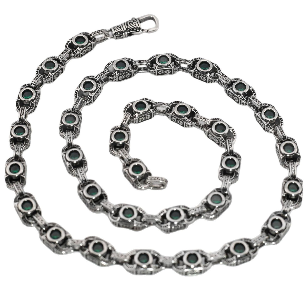 Aragogaceous pattern sapphire necklace for couples - MERGE.DAY.1.FREESTYLE