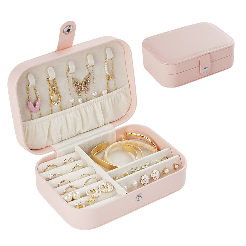 Portable travel girl multi-layer jewelry box - MERGE.DAY.1.FREESTYLE