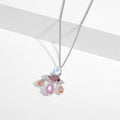Colored zircon necklace clavicle crystal set ornaments - MERGE.DAY.1.FREESTYLE
