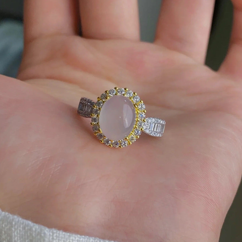 Opal inlaid brick ring - MERGE.DAY.1.FREESTYLE
