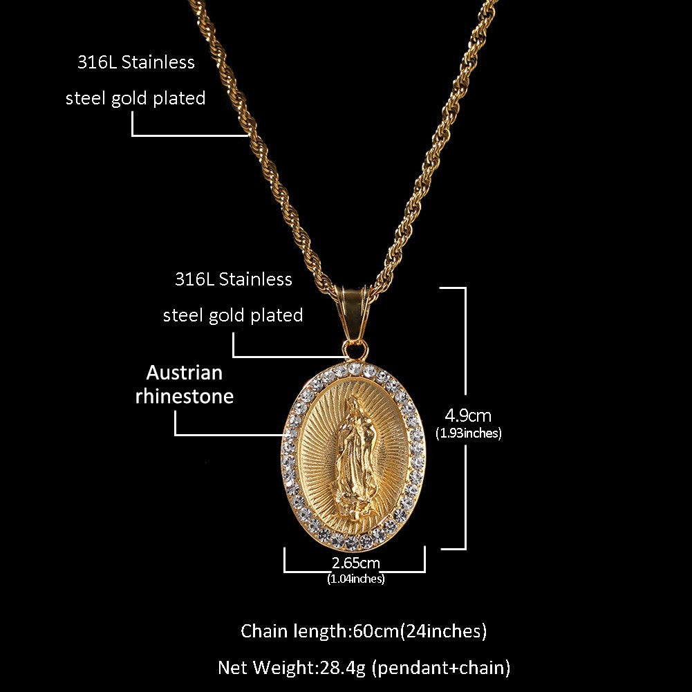 Hip Hop Winged Angel Pendant Necklace - MERGE.DAY.1.FREESTYLE