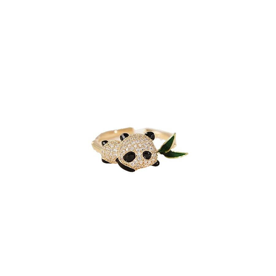 Cute panda bamboo ring girlfriends gift - MERGE.DAY.1.FREESTYLE