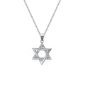 star of david necklace S925 silver pendant - MERGE.DAY.1.FREESTYLE