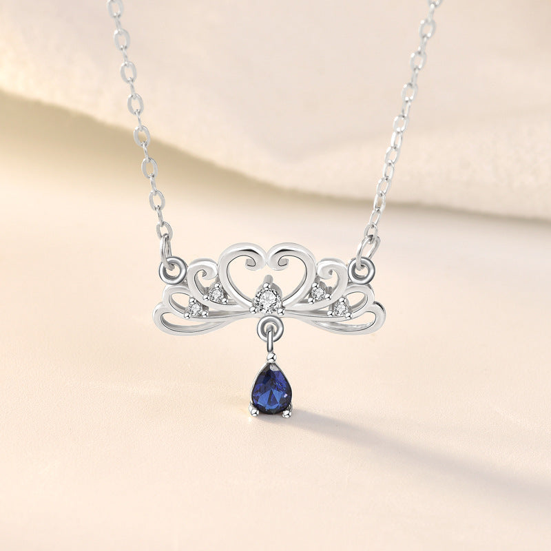 Vintage s925 Sterling Silver matching Necklace Princess and Knight Couple Necklace Valentine's Day Gift - MERGE.DAY.1.FREESTYLE
