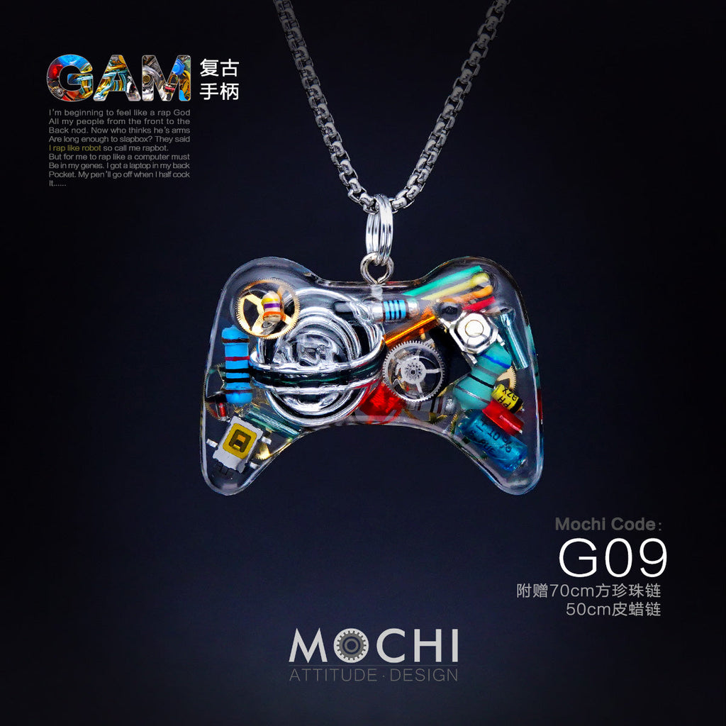 Original Cyberpunk Retro Industrial Wind Necklace Hip Hop Gamepad Pendant - MERGE.DAY.1.FREESTYLE