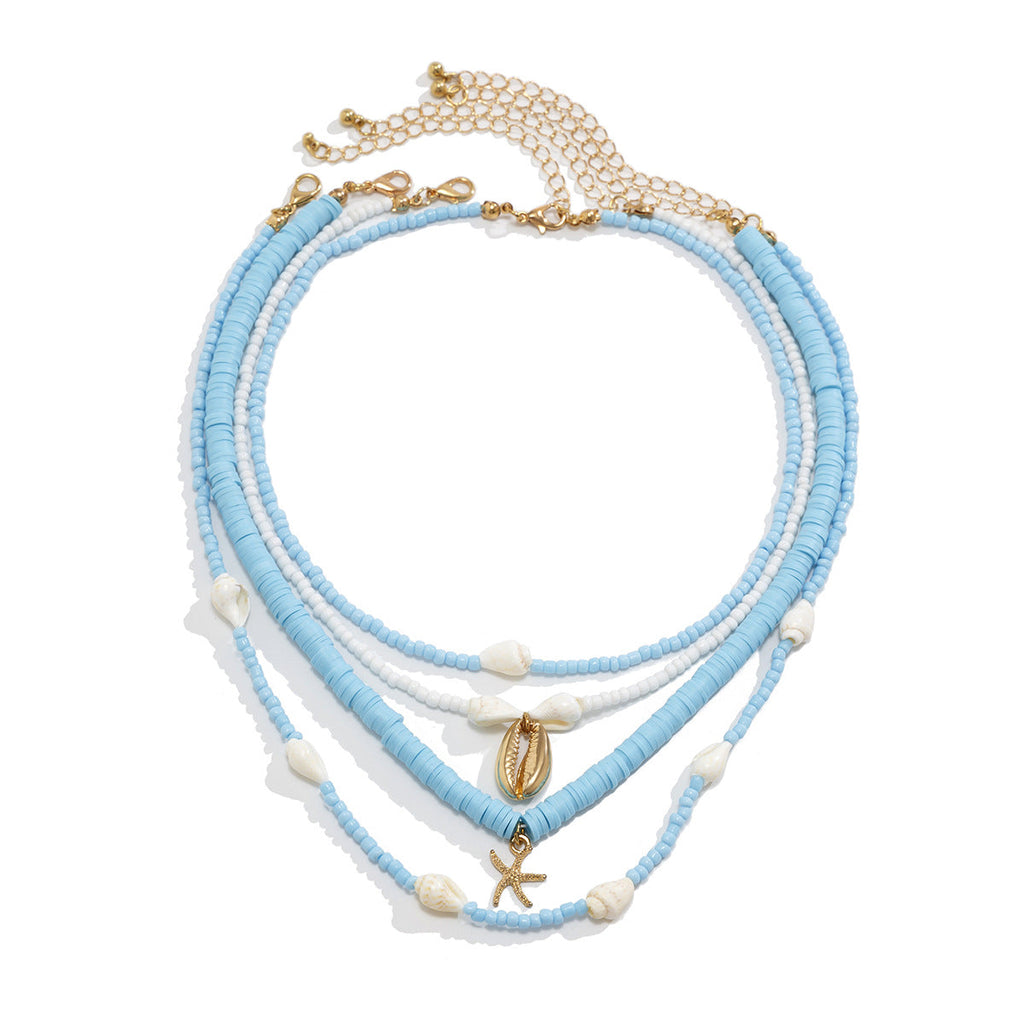 starfish necklace pearl shell necklace - MERGE.DAY.1.FREESTYLE
