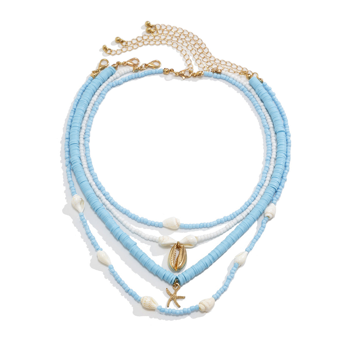 starfish necklace pearl shell necklace - MERGE.DAY.1.FREESTYLE