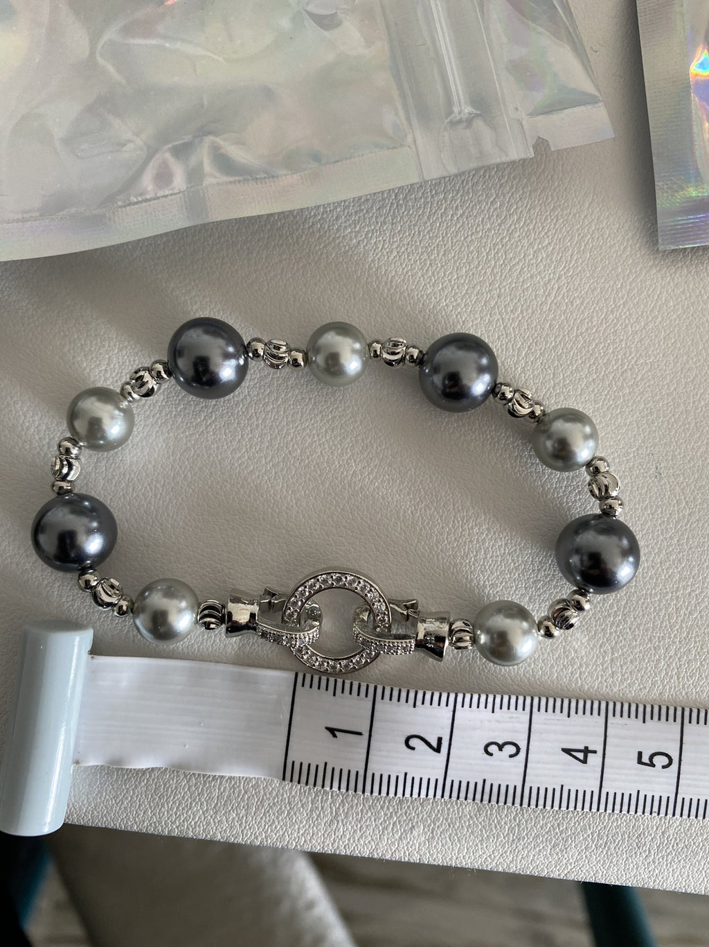 rosary necklace Tahitian pearl necklace - MERGE.DAY.1.FREESTYLE