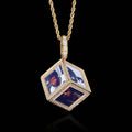Hip Hop Jewelry Cube Memory Photo Pendant Frame Necklace - MERGE.DAY.1.FREESTYLE
