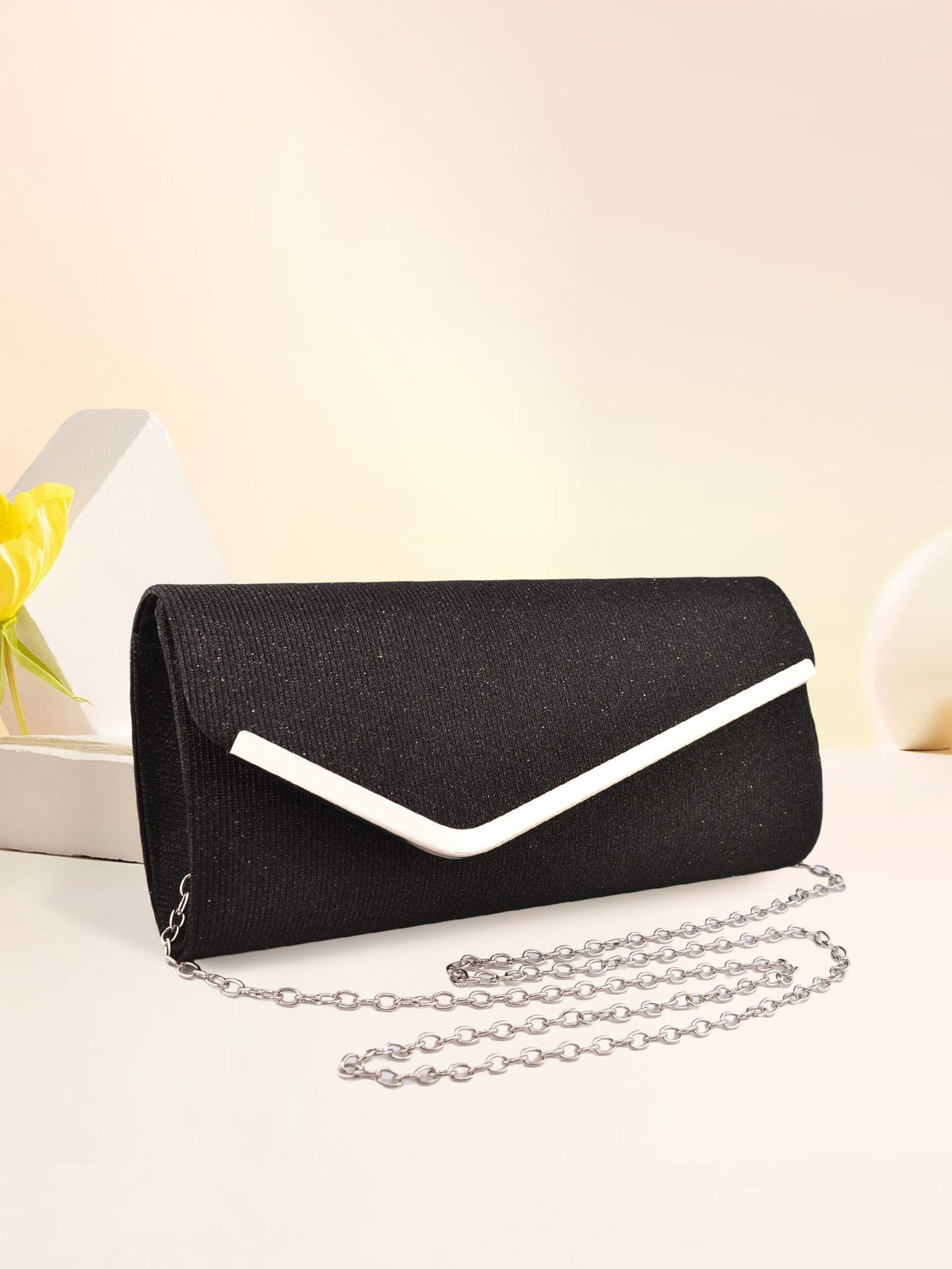 Women's three-fold bag with colorful glitter - MERGE.DAY.1.FREESTYLE