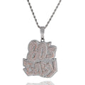 80Sbaby hip-hop diamond necklace - MERGE.DAY.1.FREESTYLE