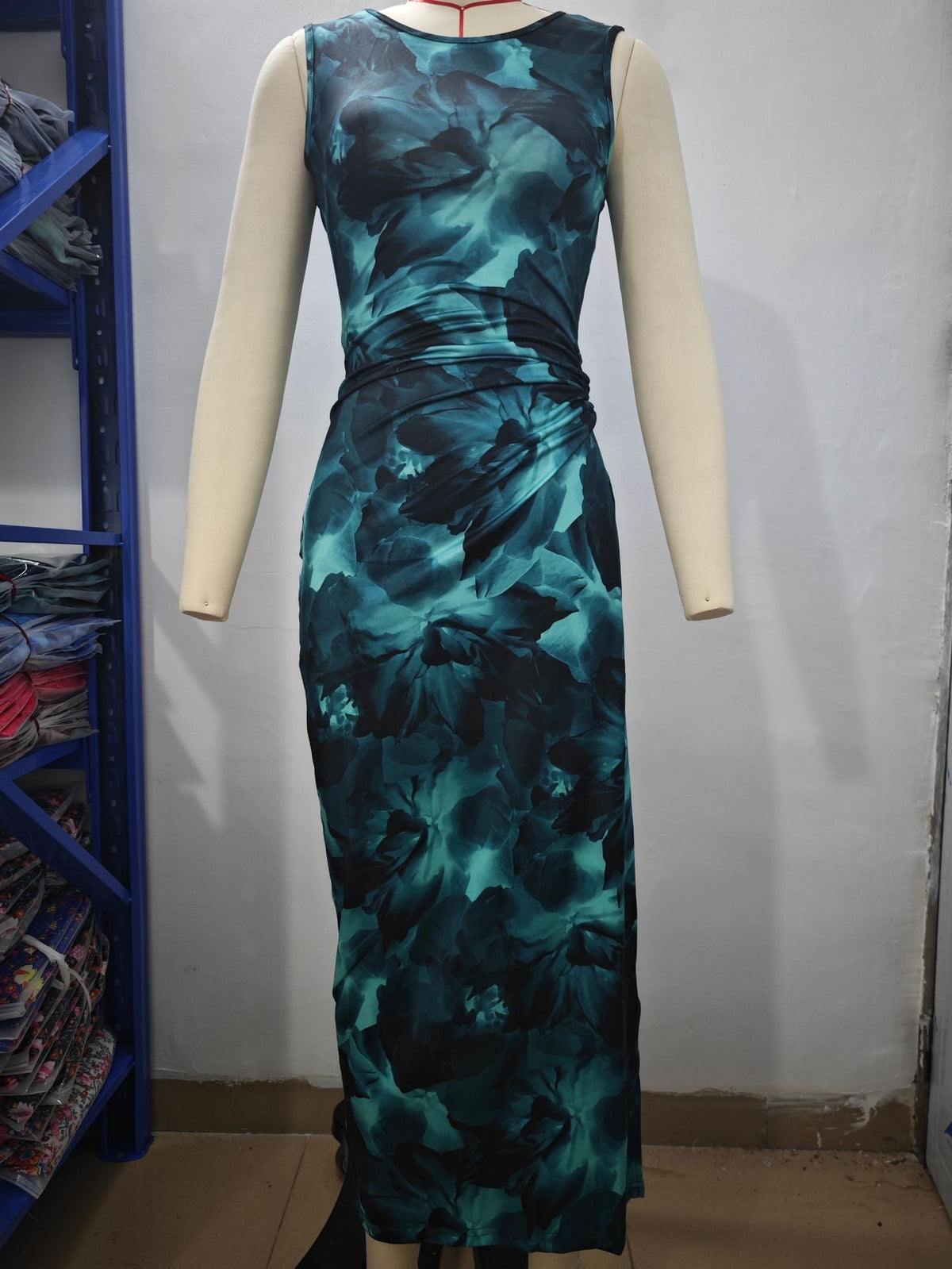 2024 Spring and Summer Tie-Dye Temperament Slim Sleeveless Dress - MERGE.DAY.1.FREESTYLE