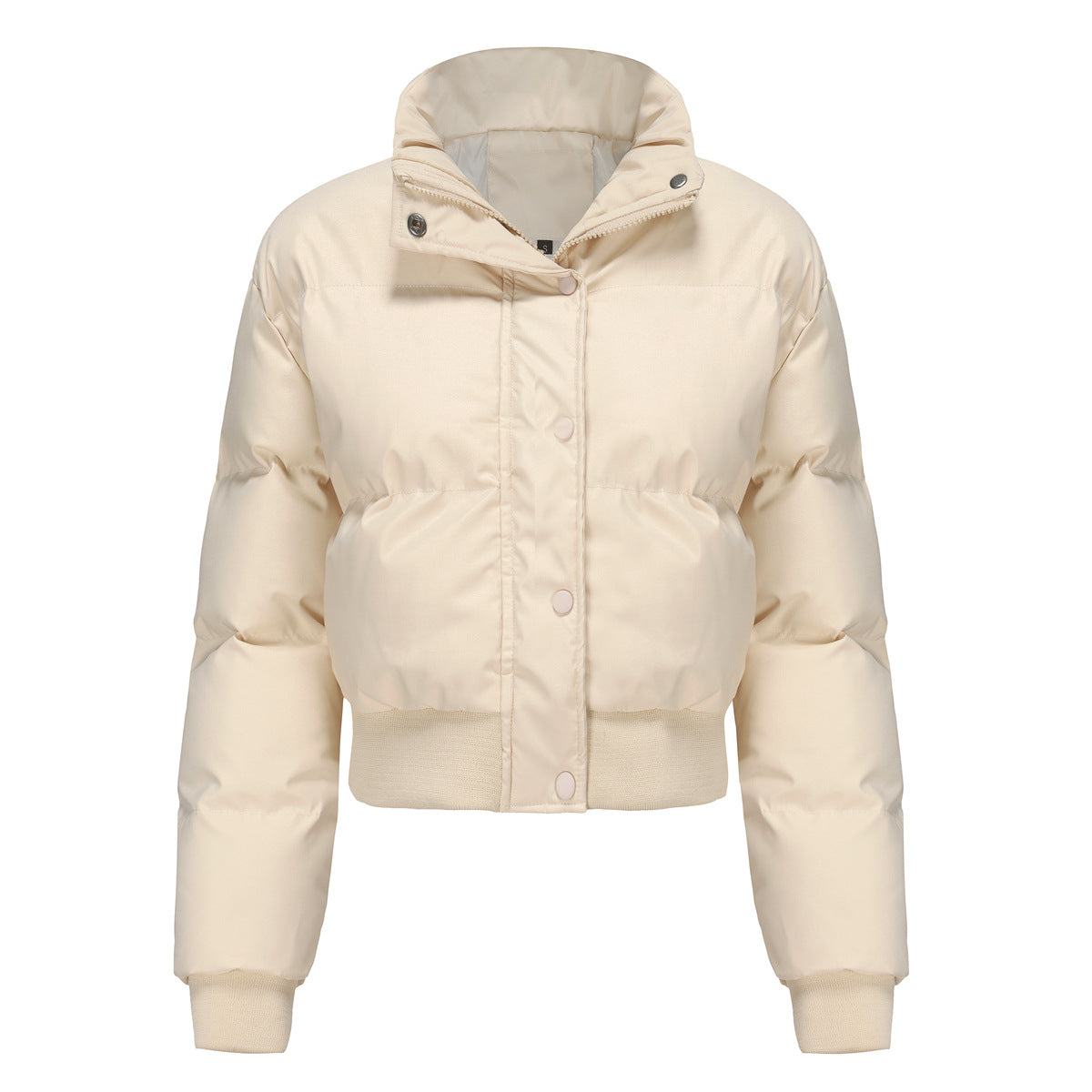 Autumn and winter women's short long-sleeved turtleneck warm jacket - MERGE.DAY.1.FREESTYLE