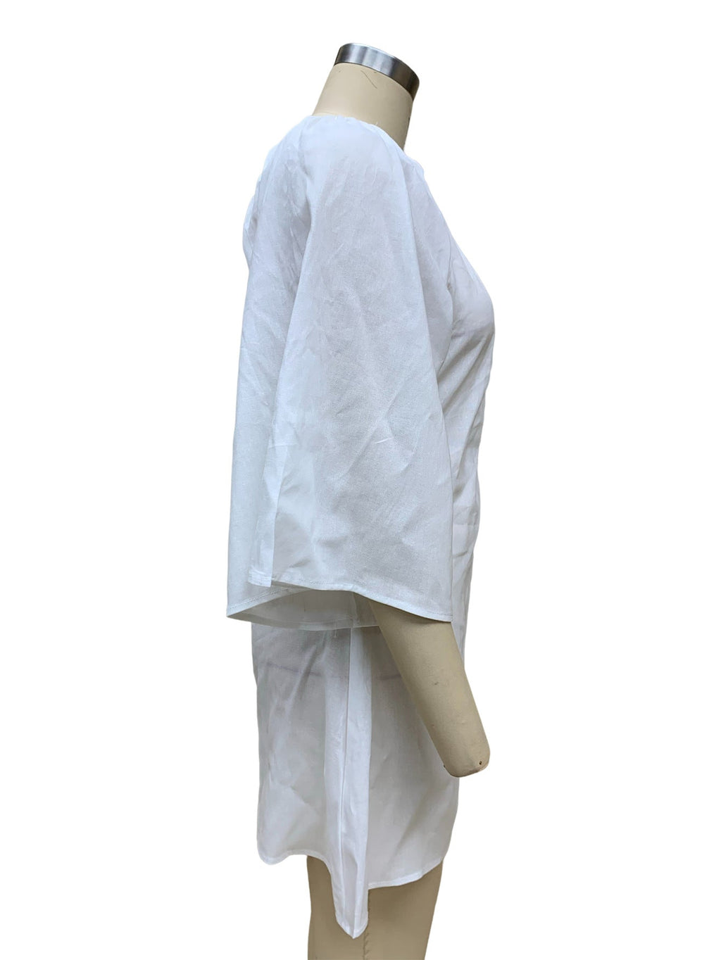 2023 Loose Slim Slanted Shoulder Short Dress - MERGE.DAY.1.FREESTYLE