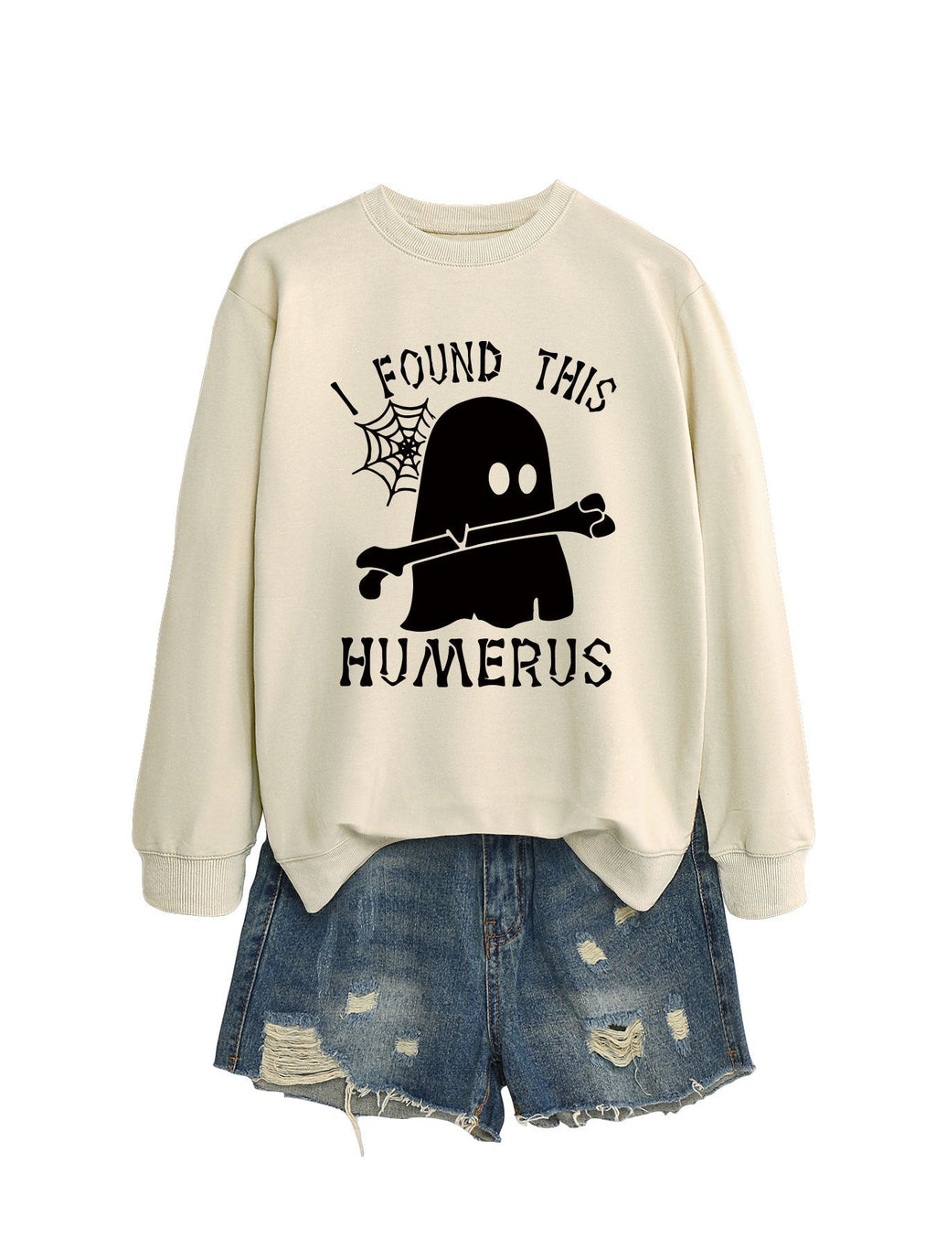 I FOUND THIS HUMERUS round neck sweatshirt - MERGE.DAY.1.FREESTYLE