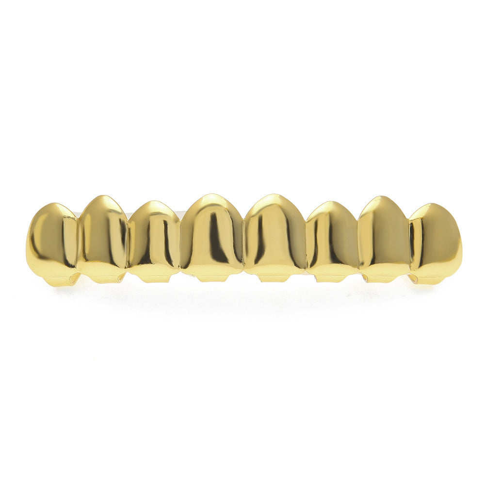 Hip-hop polished braces with gold electroplating - MERGE.DAY.1.FREESTYLE