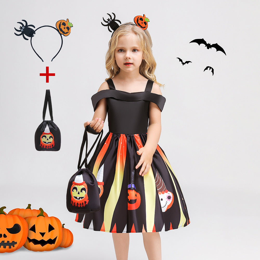 Halloween children's witch performance dress - MERGE.DAY.1.FREESTYLE