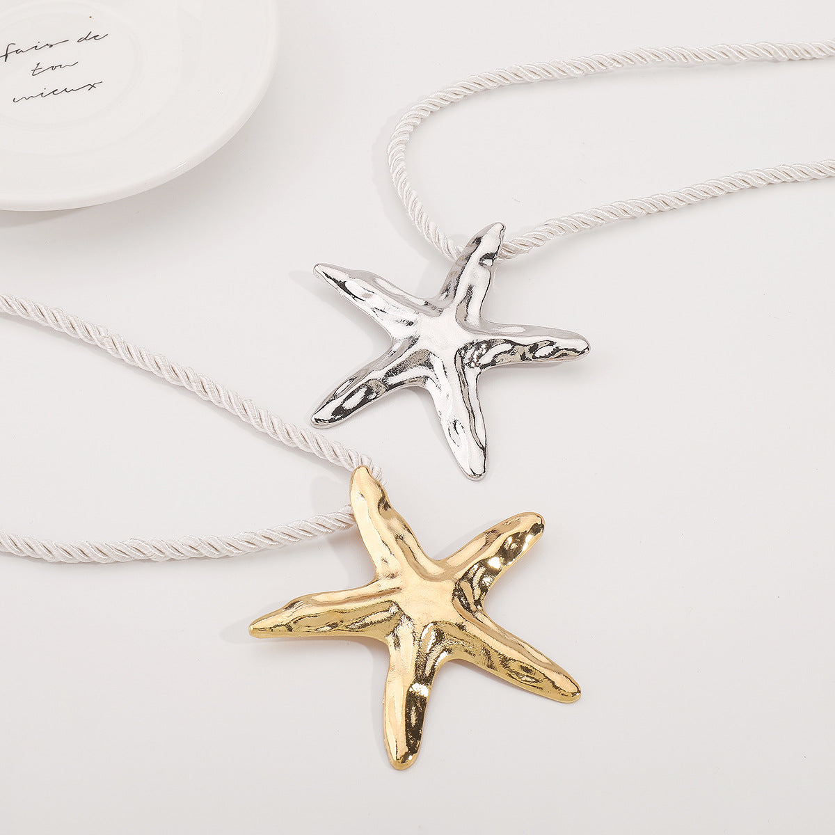 starfish necklace irregular alloy necklace - MERGE.DAY.1.FREESTYLE